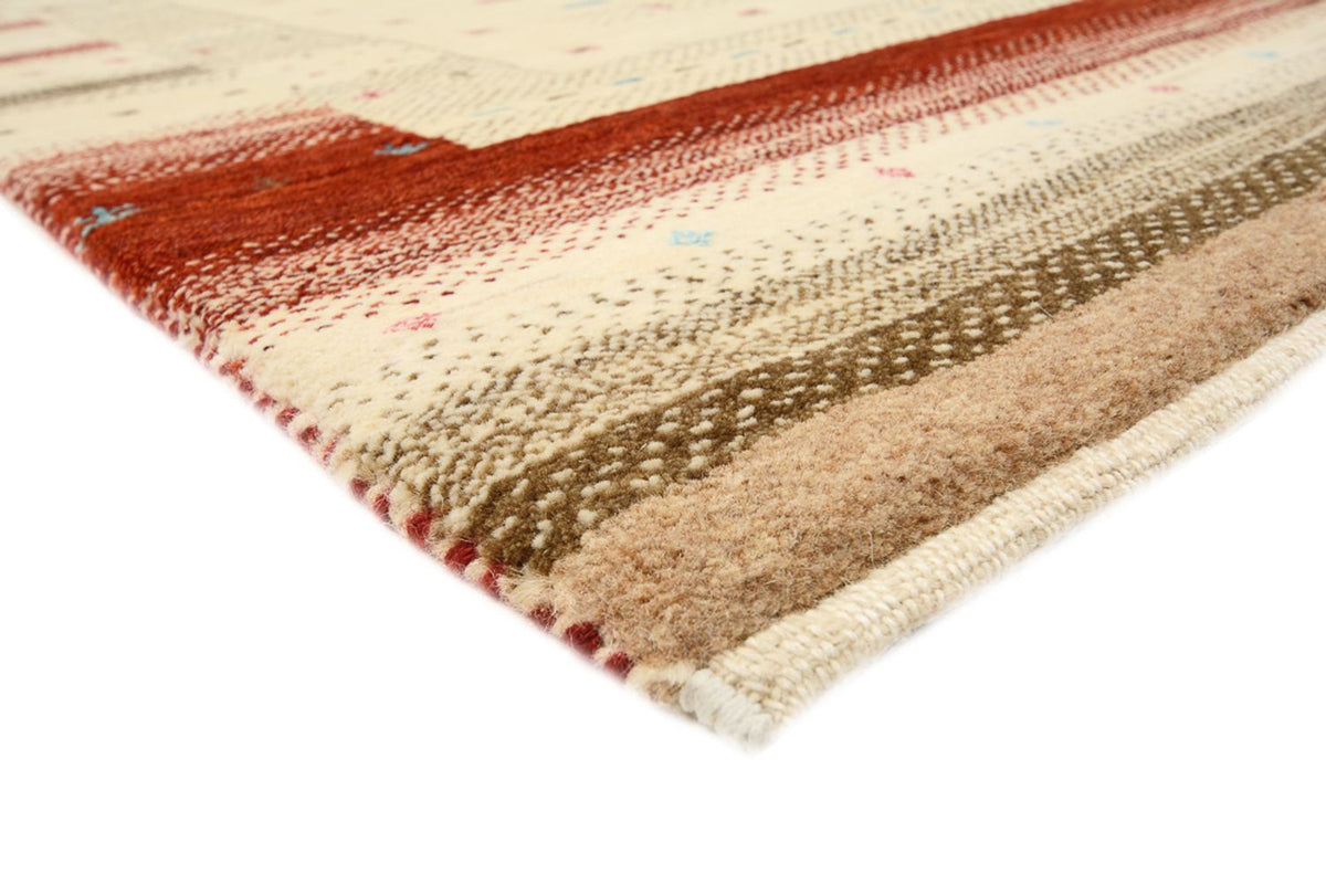 Gabbeh Tapijt - Loribaft Indus - 198 x 156 cm - licht beige