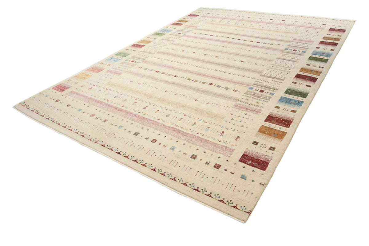 Gabbeh Tapijt - Loribaft Indus - 356 x 251 cm - licht beige