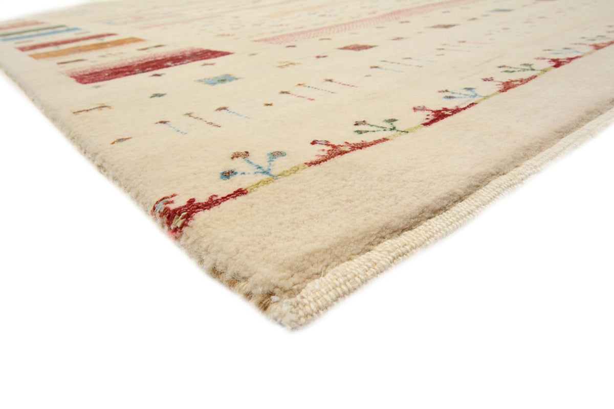 Gabbeh Tapijt - Loribaft Indus - 356 x 251 cm - licht beige