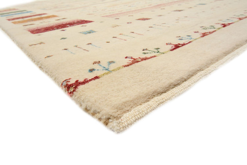 Gabbeh Tapijt - Loribaft Indus - 356 x 251 cm - licht beige