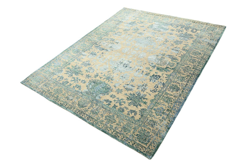 Designer tapijt - 201 x 155 cm - licht beige