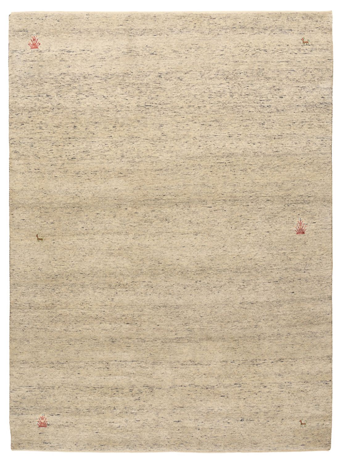 Gabbeh Tapijt - Loribaft Indus - 238 x 175 cm - licht beige