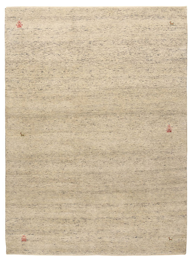 Gabbeh Tapijt - Loribaft Indus - 238 x 175 cm - licht beige