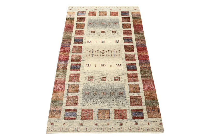 Gabbeh Tapijt - Loribaft Indus - 142 x 76 cm - veelkleurig