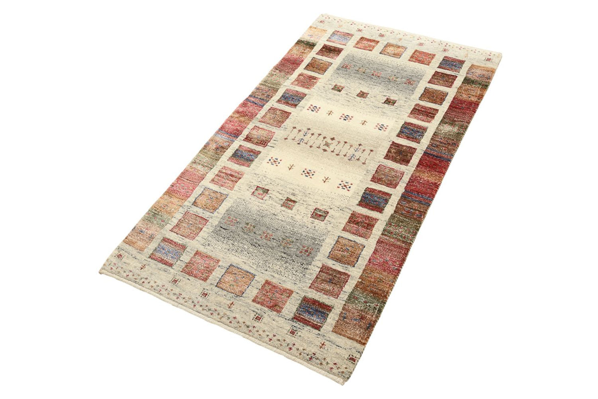 Gabbeh Tapijt - Loribaft Indus - 142 x 76 cm - veelkleurig