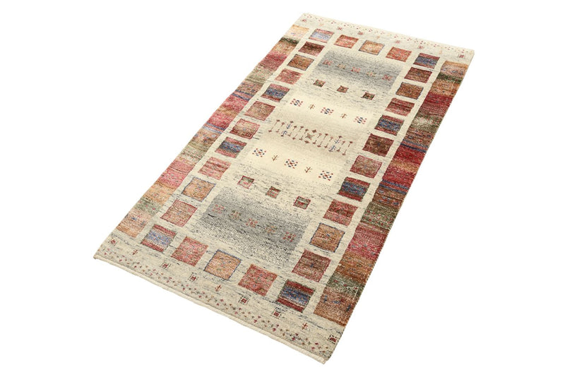 Gabbeh Tapijt - Loribaft Indus - 142 x 76 cm - veelkleurig