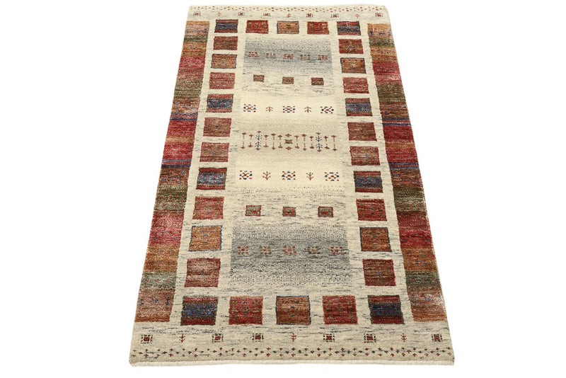 Gabbeh Tapijt - Loribaft Indus - 141 x 76 cm - veelkleurig