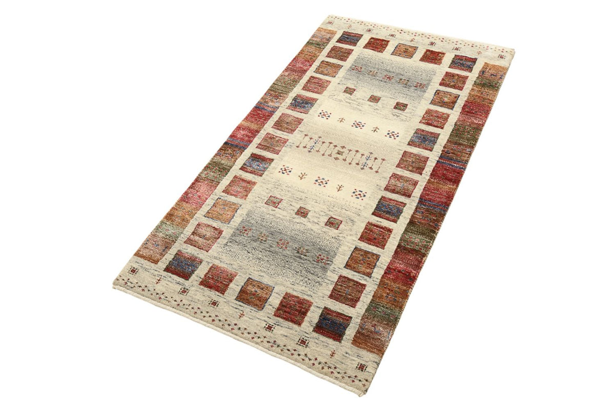 Gabbeh Tapijt - Loribaft Indus - 141 x 76 cm - veelkleurig