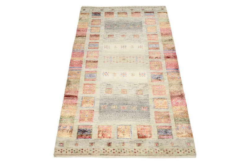 Gabbeh Tapijt - Loribaft Indus - 141 x 76 cm - veelkleurig