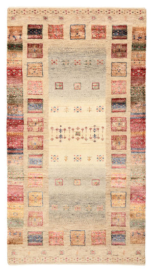 Gabbeh Tapijt - Loribaft Indus - 145 x 77 cm - veelkleurig