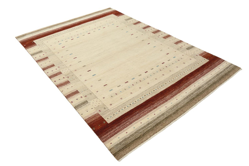 Gabbeh Tapijt - Loribaft Indus - 239 x 169 cm - licht beige