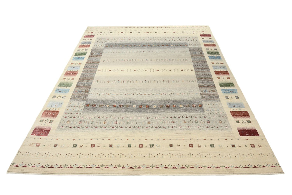 Gabbeh Tapijt - Loribaft Indus - 351 x 248 cm - licht beige