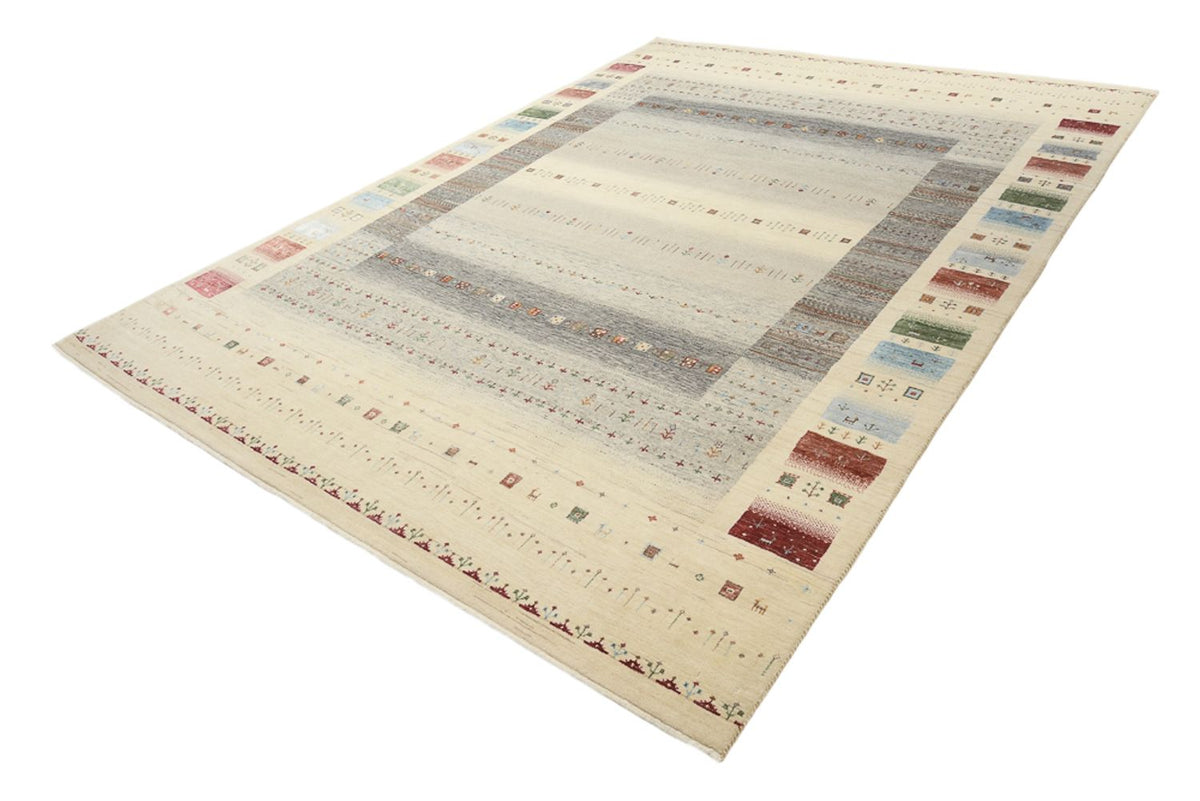 Gabbeh Tapijt - Loribaft Indus - 351 x 248 cm - licht beige