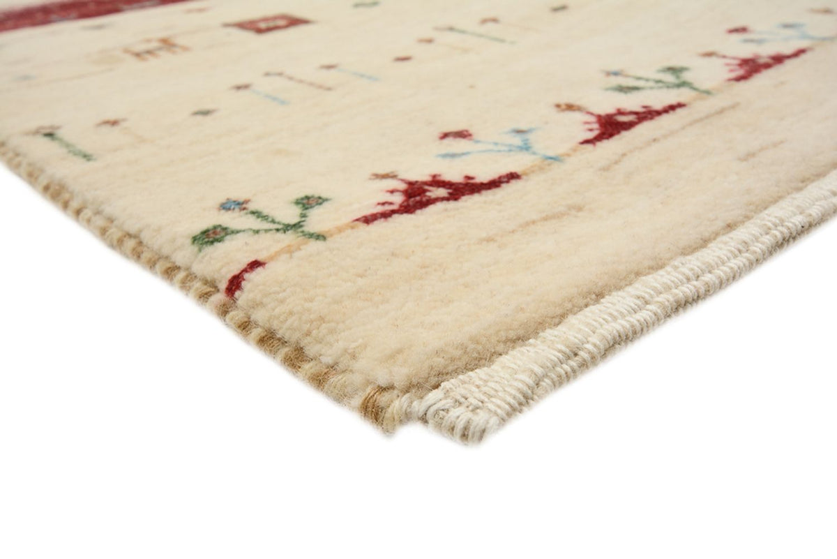 Gabbeh Tapijt - Loribaft Indus - 351 x 248 cm - licht beige