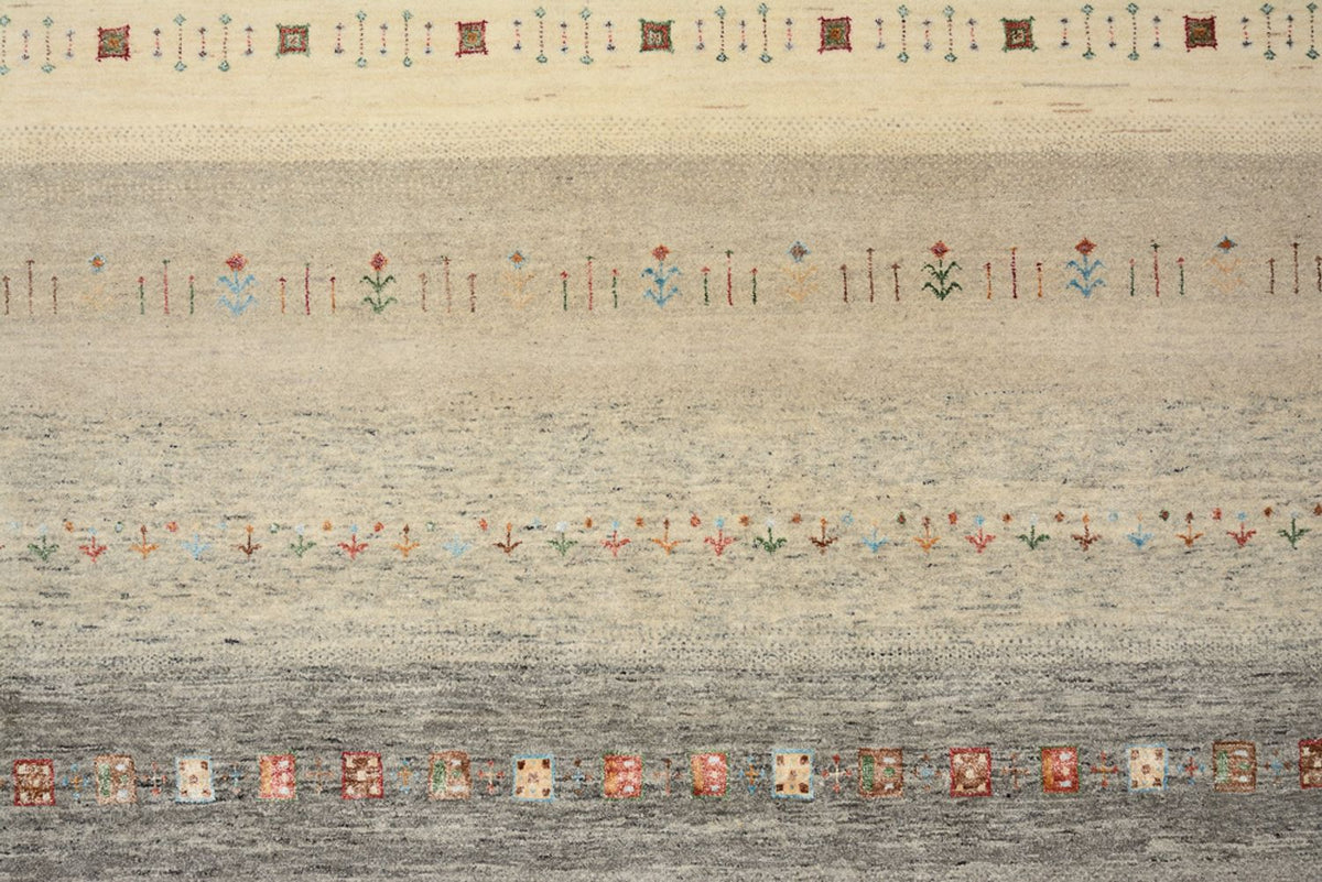 Gabbeh Tapijt - Loribaft Indus - 304 x 251 cm - licht beige