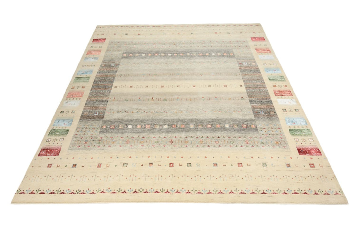 Gabbeh Tapijt - Loribaft Indus - 304 x 251 cm - licht beige