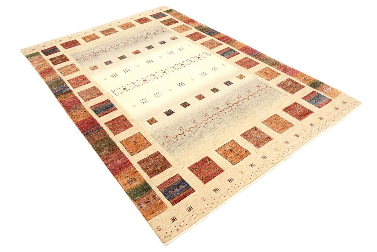 Gabbeh Tapijt - Loribaft Indus - 242 x 168 cm - veelkleurig