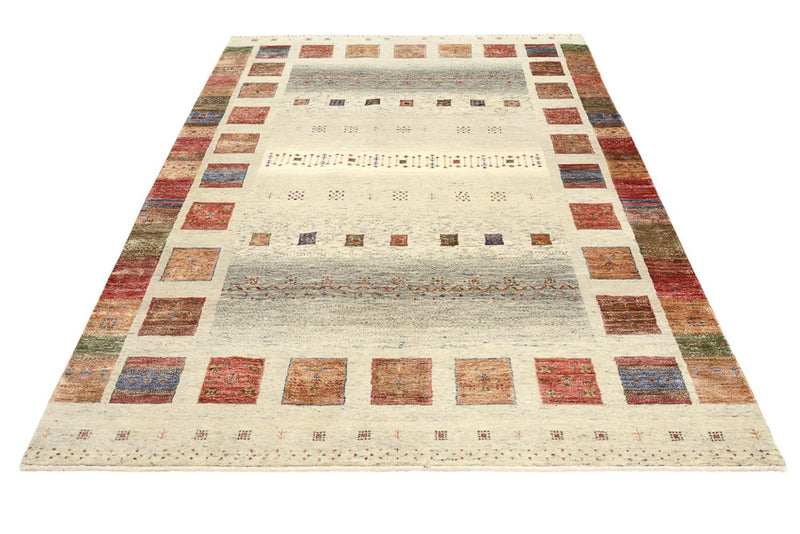 Gabbeh Tapijt - Loribaft Indus - 241 x 176 cm - veelkleurig