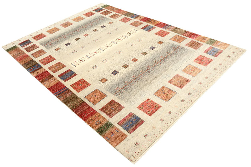 Gabbeh Tapijt - Loribaft Indus - 241 x 176 cm - veelkleurig
