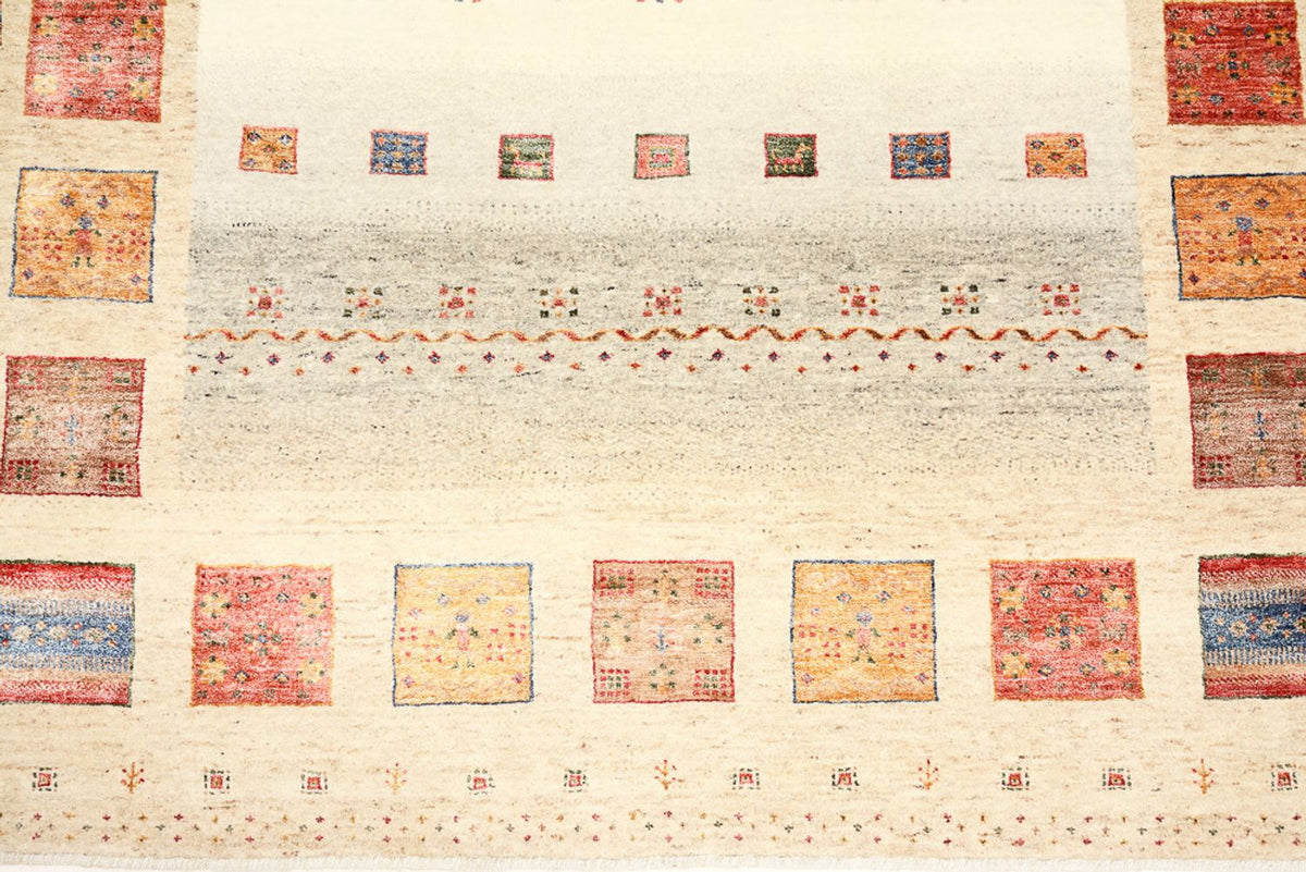 Gabbeh Tapijt - Loribaft Indus - 204 x 156 cm - veelkleurig