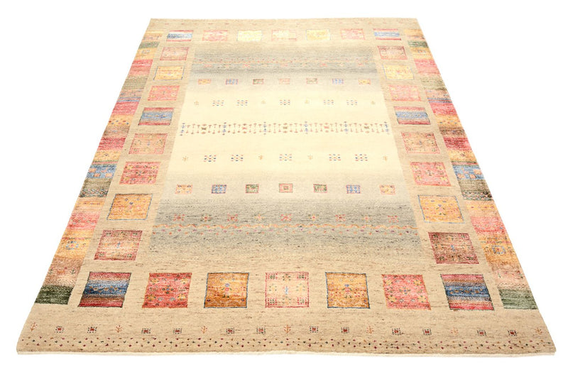 Gabbeh Tapijt - Loribaft Indus - 204 x 156 cm - veelkleurig