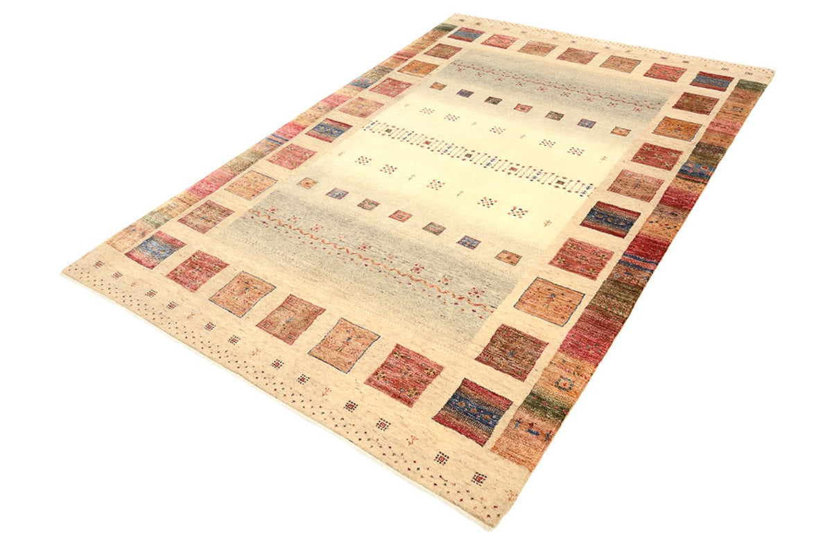 Gabbeh Tapijt - Loribaft Indus - 241 x 164 cm - veelkleurig