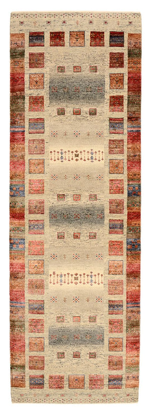 Loper Gabbeh Tapijt - Loribaft Indus - 247 x 82 cm - veelkleurig