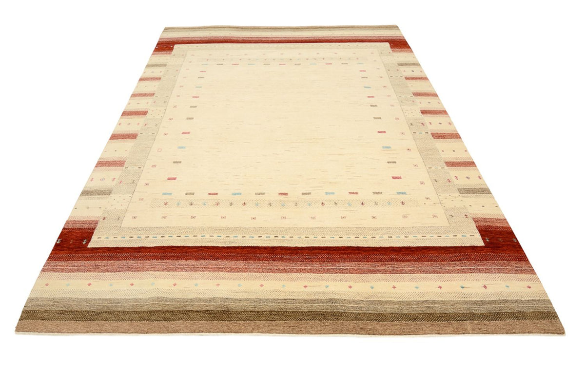 Gabbeh Tapijt - Loribaft Indus - 299 x 210 cm - licht beige