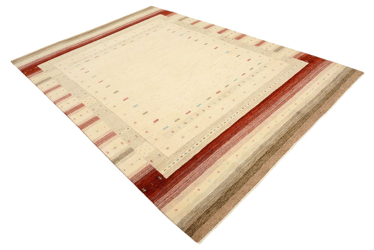 Gabbeh Tapijt - Loribaft Indus - 299 x 210 cm - licht beige