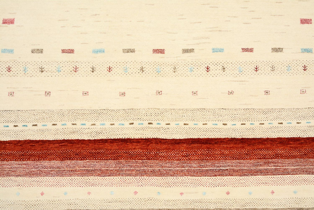 Gabbeh Tapijt - Loribaft Indus - 299 x 210 cm - licht beige