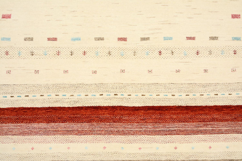 Gabbeh Tapijt - Loribaft Indus - 299 x 210 cm - licht beige