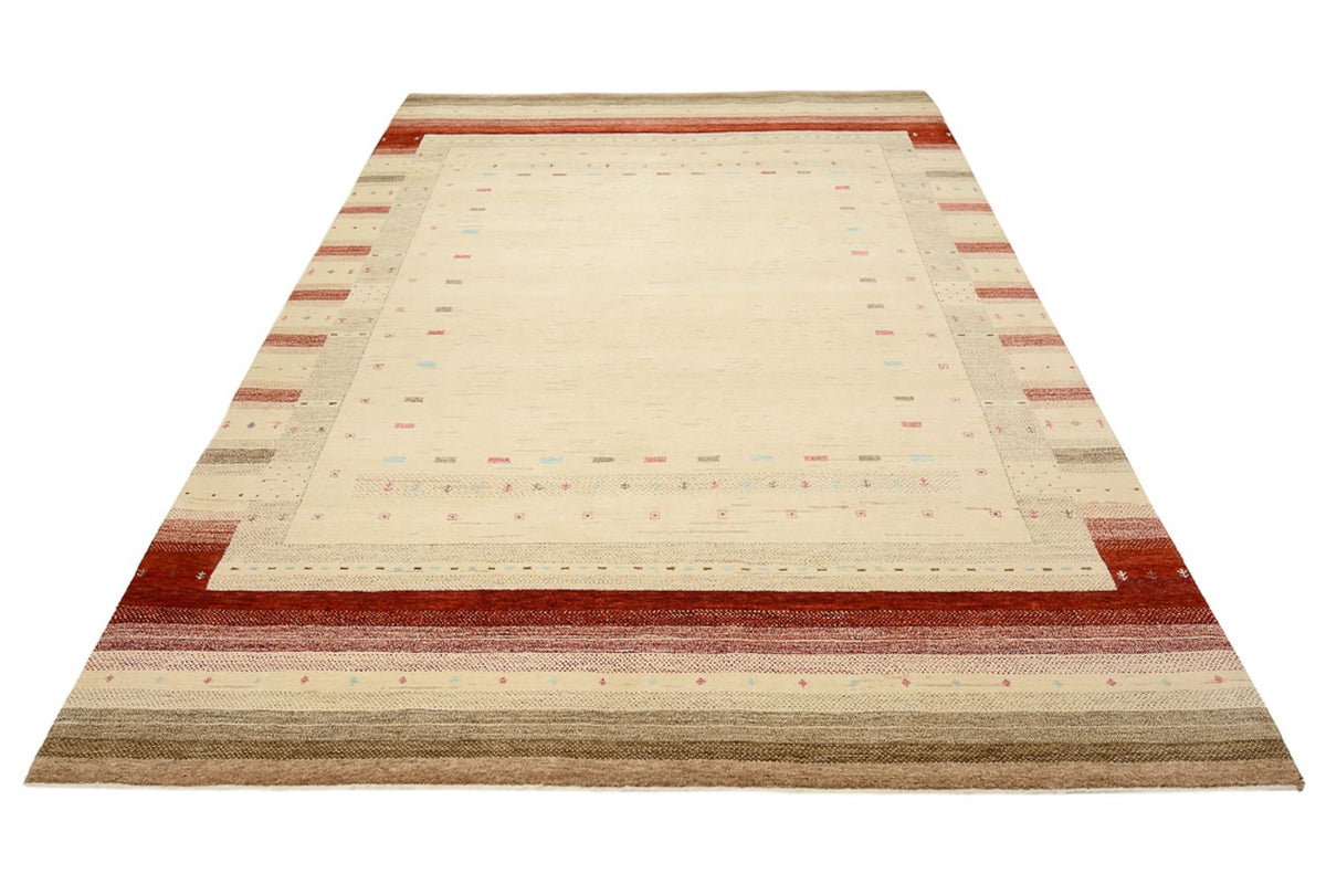 Gabbeh Tapijt - Loribaft Indus - 299 x 210 cm - licht beige