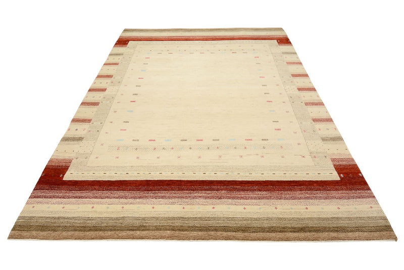 Gabbeh Tapijt - Loribaft Indus - 299 x 210 cm - licht beige