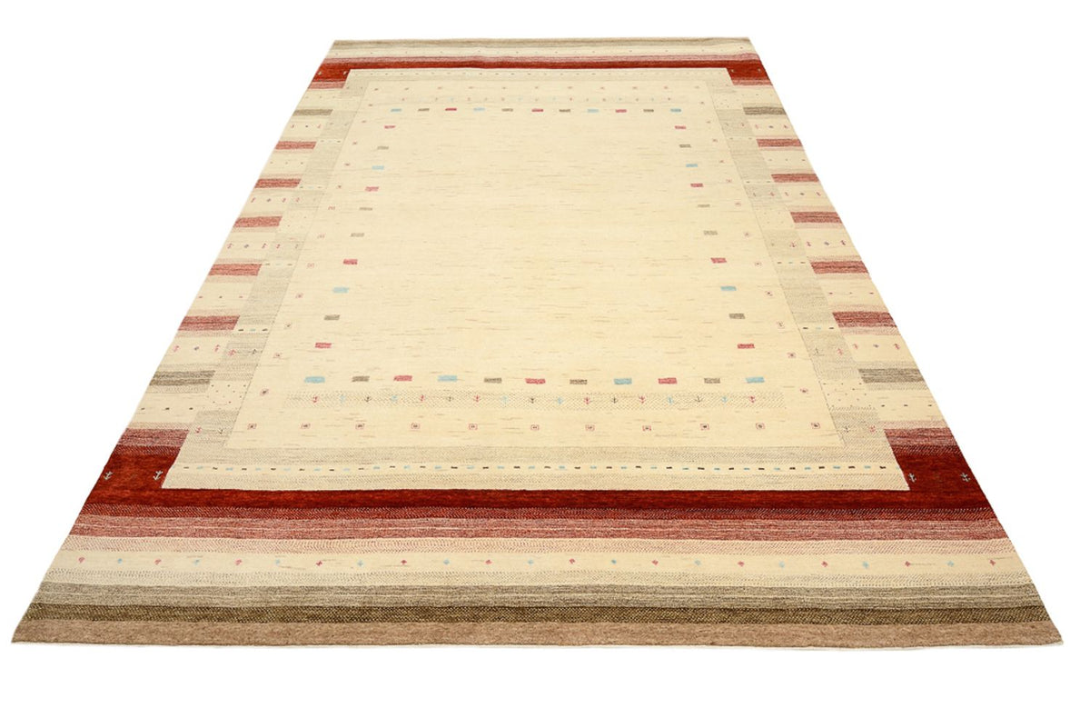 Gabbeh Tapijt - Loribaft Indus - 349 x 251 cm - licht beige