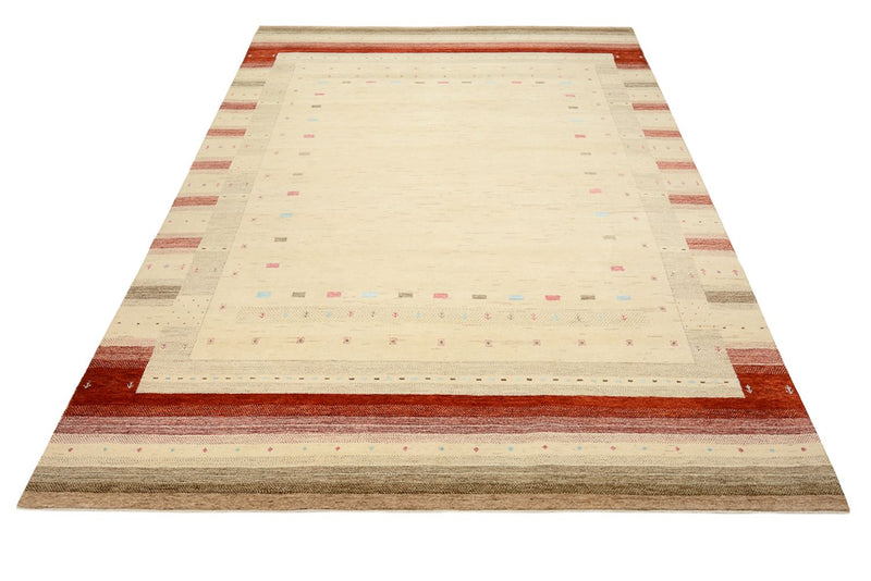 Gabbeh Tapijt - Loribaft Indus - 349 x 251 cm - licht beige