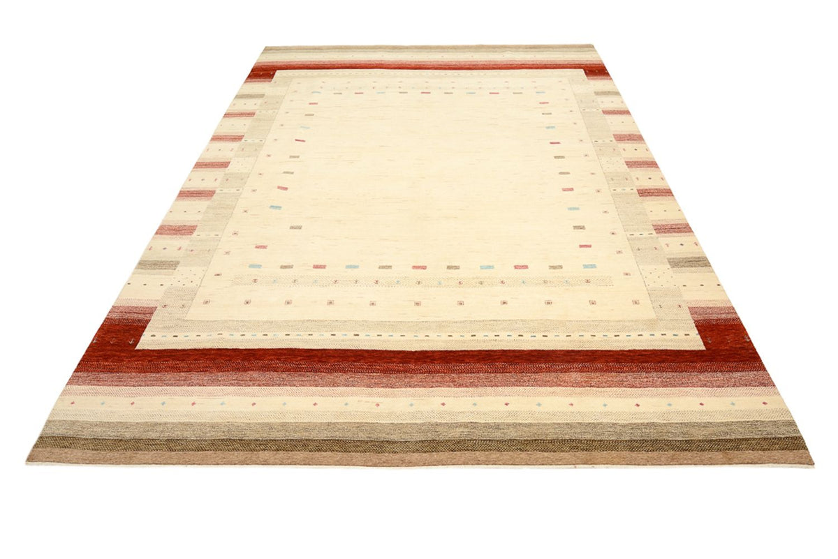 Gabbeh Tapijt - Loribaft Indus - 342 x 254 cm - licht beige