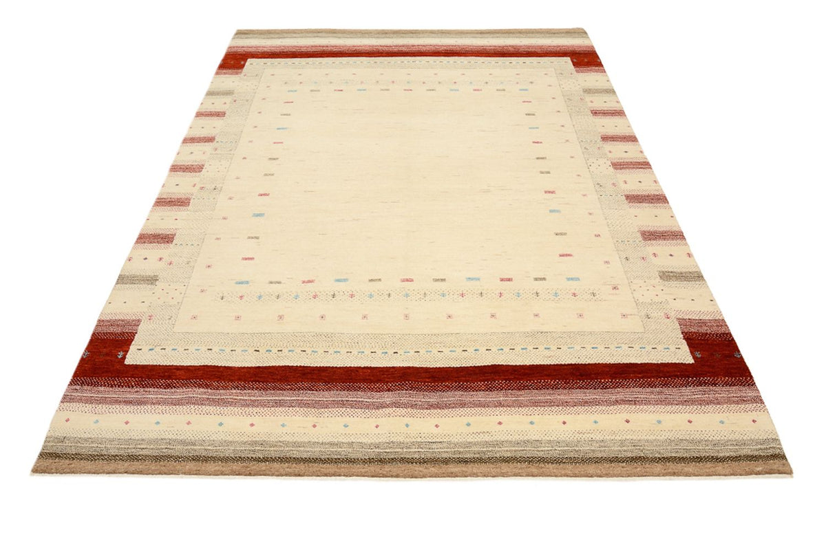 Gabbeh Tapijt - Loribaft Indus - 238 x 174 cm - licht beige