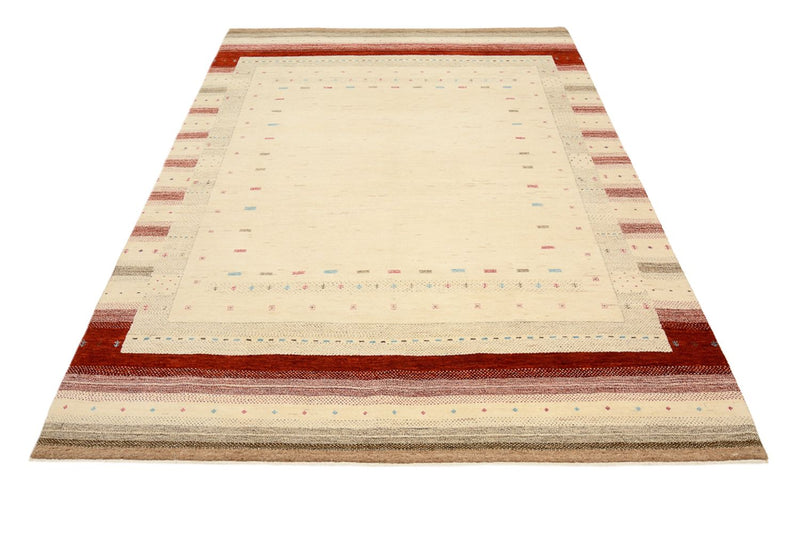 Gabbeh Tapijt - Loribaft Indus - 238 x 174 cm - licht beige