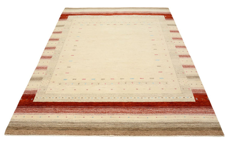 Gabbeh Tapijt - Loribaft Indus - 238 x 174 cm - licht beige