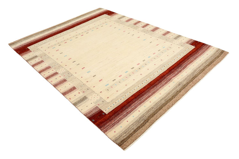 Gabbeh Tapijt - Loribaft Indus - 240 x 175 cm - licht beige