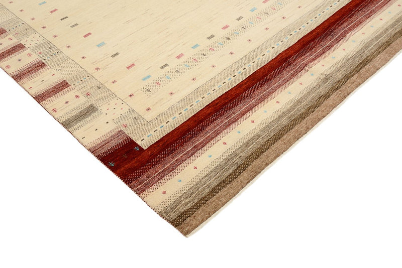 Gabbeh Tapijt - Loribaft Indus - 240 x 175 cm - licht beige