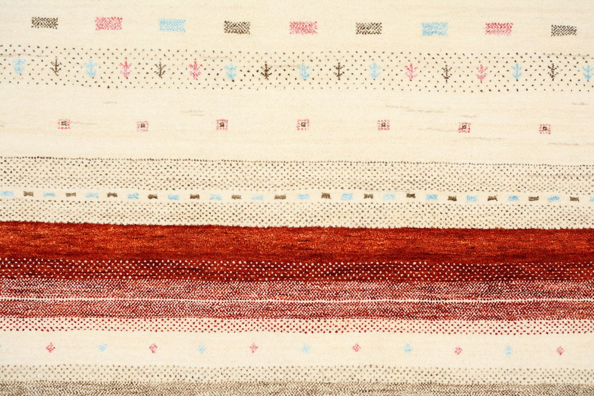 Gabbeh Tapijt - Loribaft Indus - 240 x 175 cm - licht beige