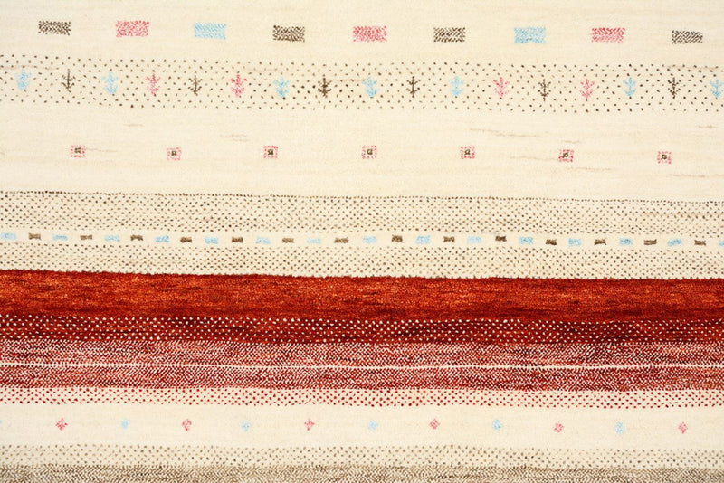 Gabbeh Tapijt - Loribaft Indus - 240 x 175 cm - licht beige