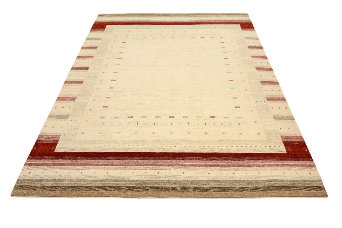 Gabbeh Tapijt - Loribaft Indus - 319 x 251 cm - licht beige