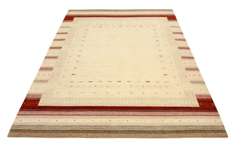 Gabbeh Tapijt - Loribaft Indus - 319 x 251 cm - licht beige