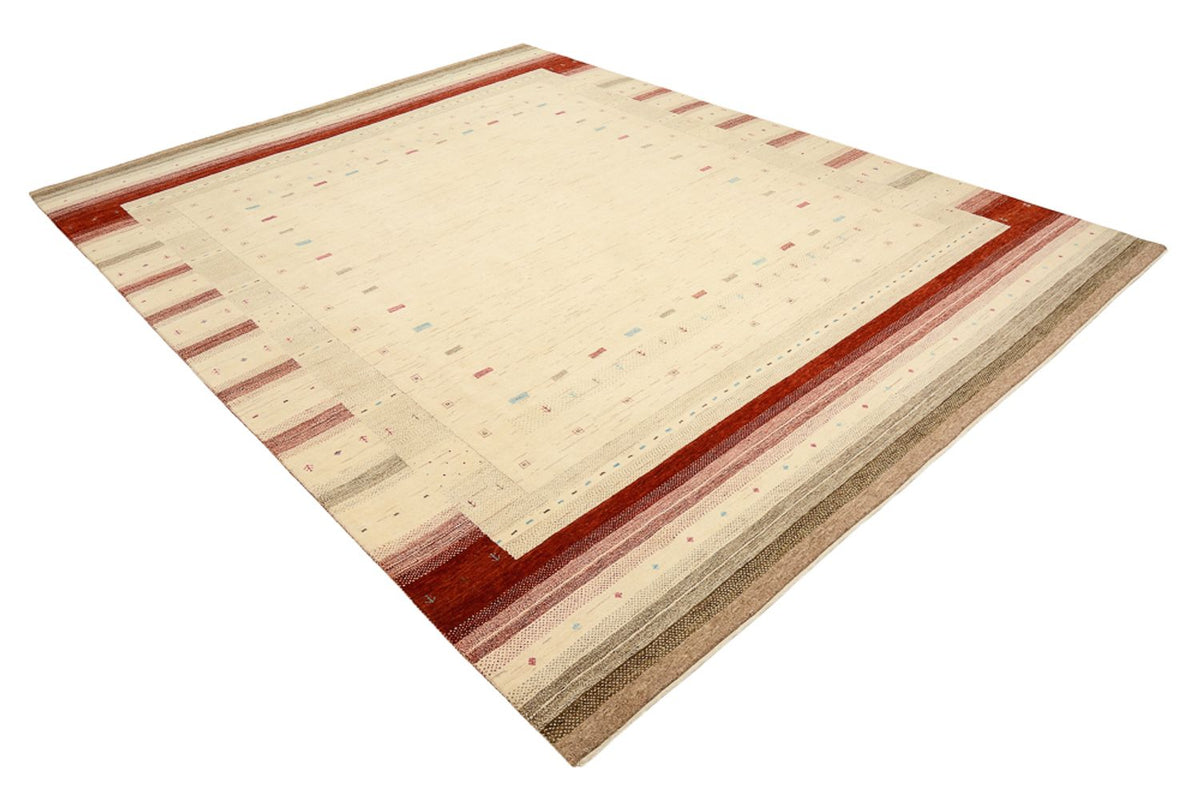 Gabbeh Tapijt - Loribaft Indus - 319 x 251 cm - licht beige