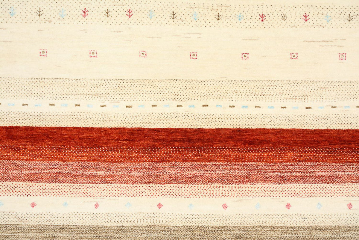 Gabbeh Tapijt - Loribaft Indus - 304 x 205 cm - licht beige