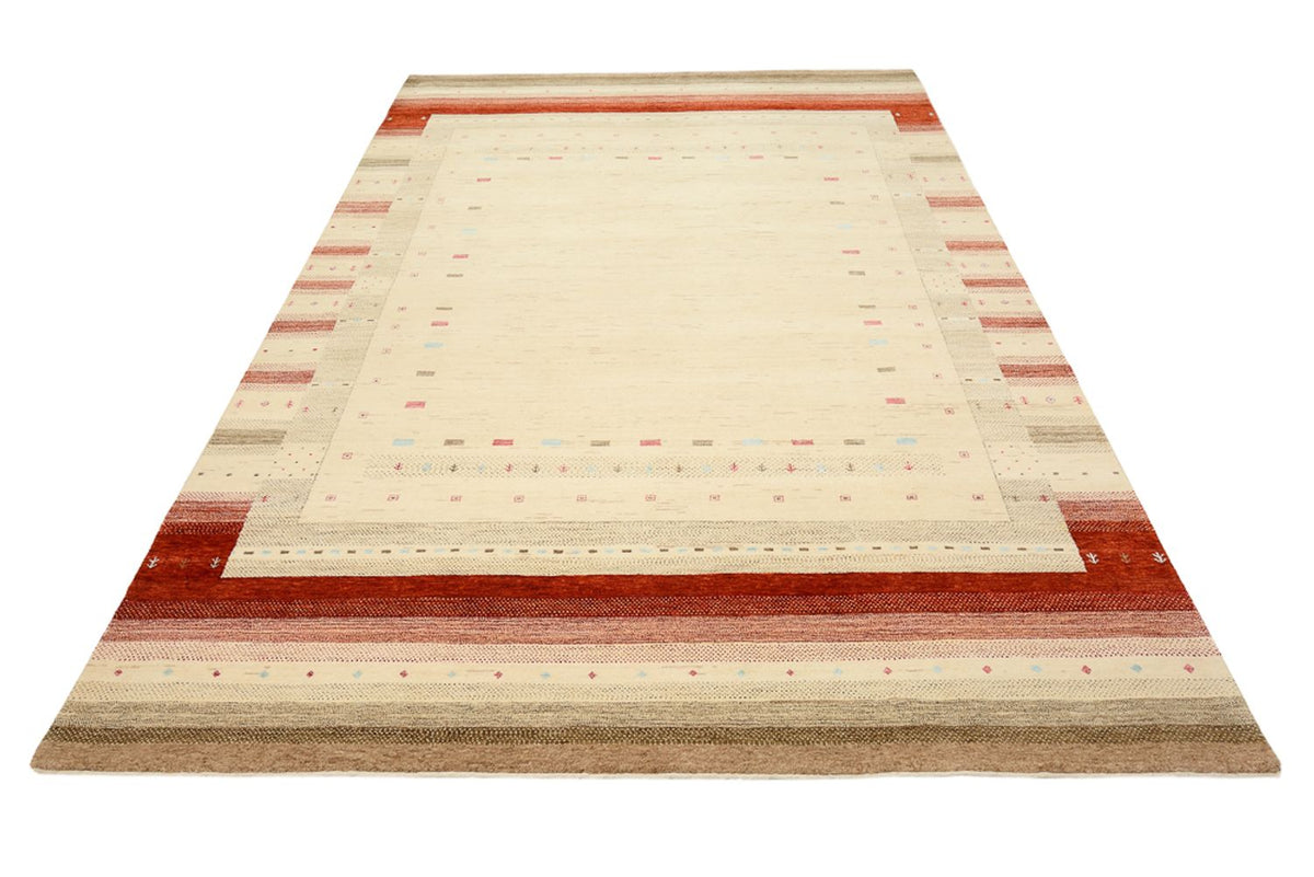 Gabbeh Tapijt - Loribaft Indus - 304 x 205 cm - licht beige