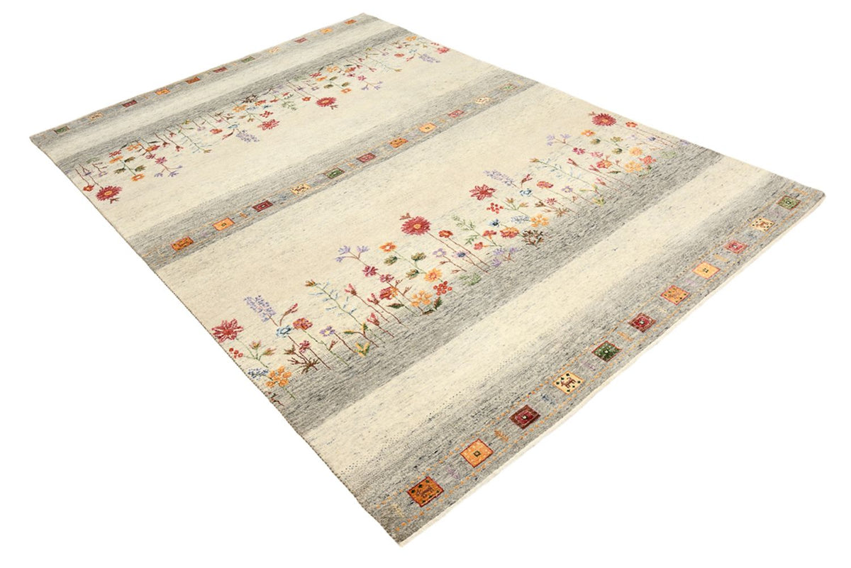 Gabbeh Tapijt - Loribaft Indus - 244 x 173 cm - licht beige