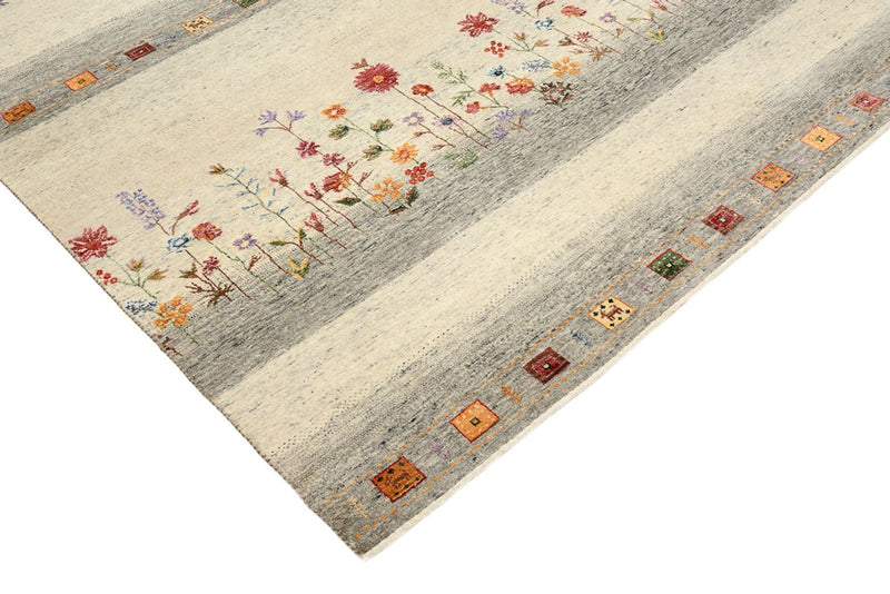 Gabbeh Tapijt - Loribaft Indus - 244 x 173 cm - licht beige